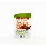 Amandes entières grillées à sec SANS SEL bio & équitable 100 g