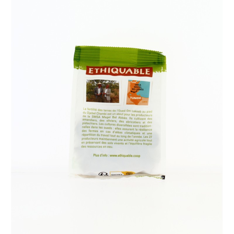 Amandes entières grillées à sec SANS SEL bio & équitable 100 g