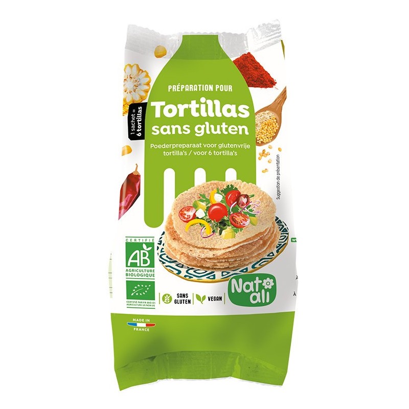 Préparation pour Crêpes, Gaufres et Pancakes bio & sans gluten