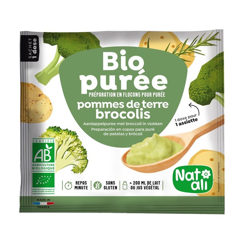 Purée Pommes de Terre - Brocolis BIO