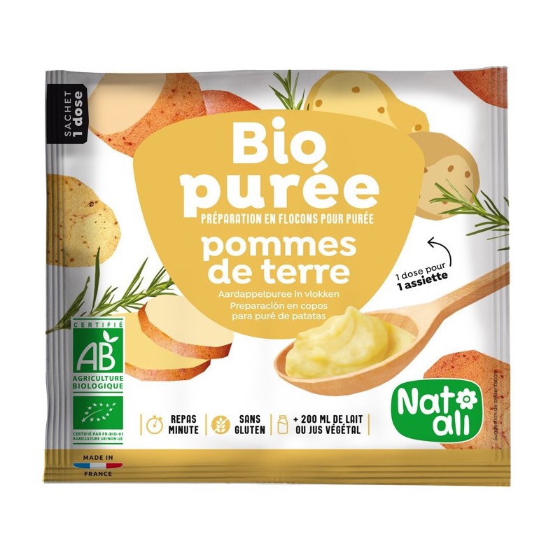Préparation en poudre bio pour wraps - pains pita - naans bio & sans gluten