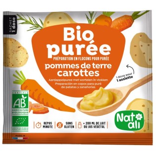 Purée Pommes de Terre - Carottes BIO