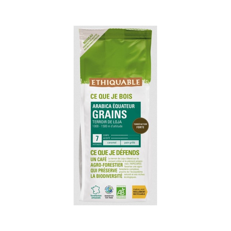 Café Équateur GRAINS bio & équitable - 500 g