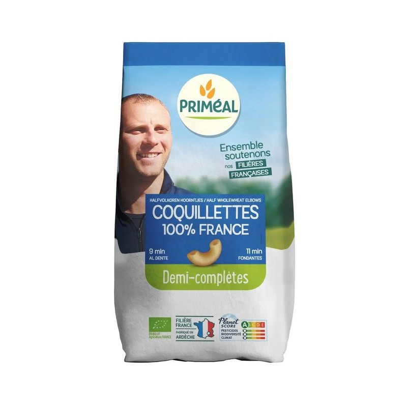 Coquillettes demi-complètes bio