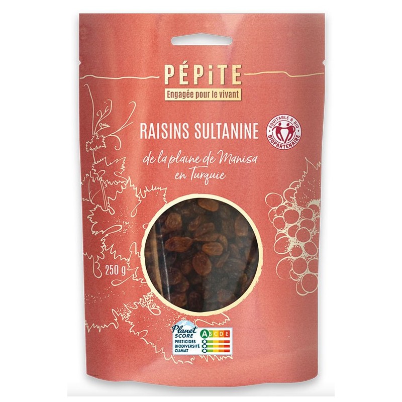 Raisins secs Sultanine bio