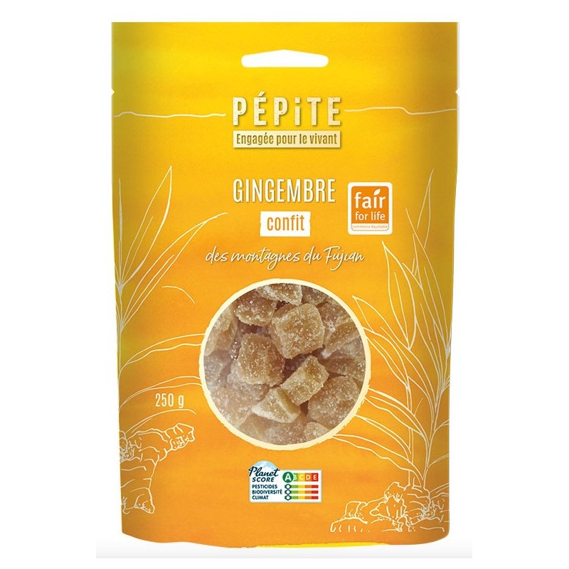 Gingembre confit bio