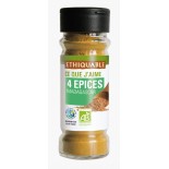 4 épices en poudre bio & équitable
