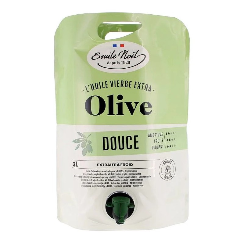 Huile d'olive vierge extra douce bio 3 L