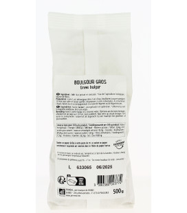 Boulgour bio traditionnel 500 g