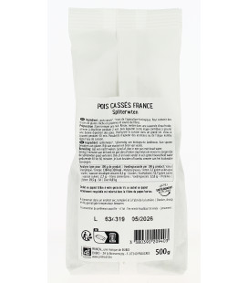 Pois cassés bio 500 g