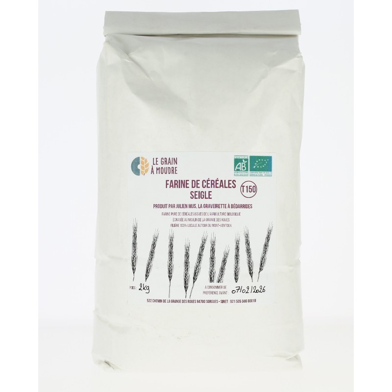 Farine de céréales - SEIGLE - T150