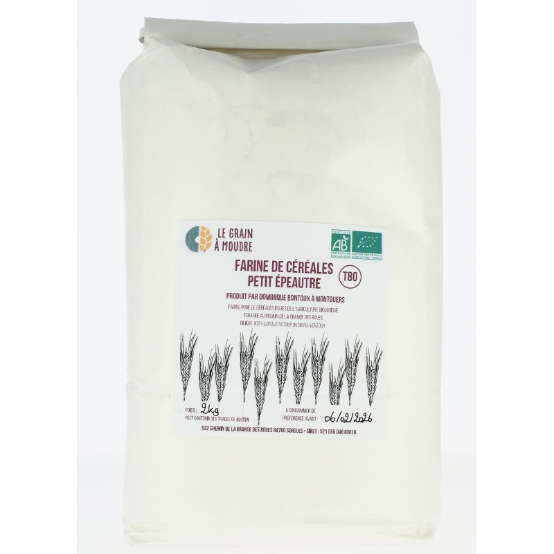 Farine de céréales - PETIT EPEAUTRE - T80