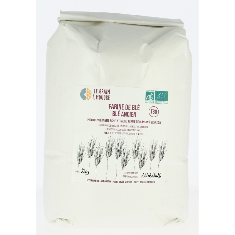 Farine de blé ancien - T80