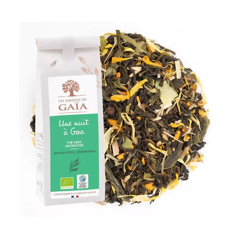 Le joueur de Flûte - Thé Vert aromatisé (Bergamote Vanille) bio
