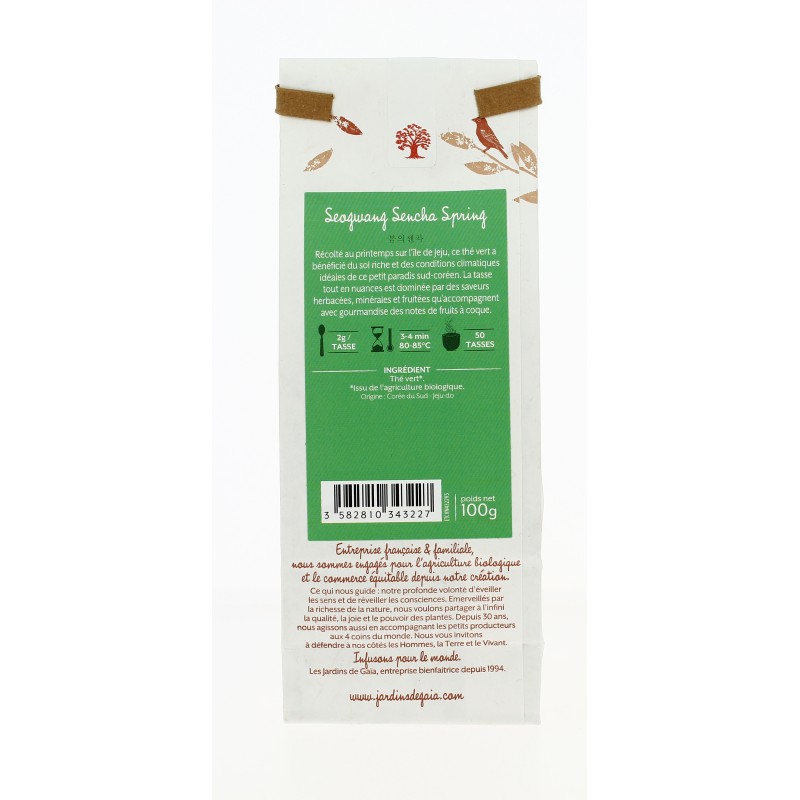 Seogwang Sencha Spring - Thé vert bio