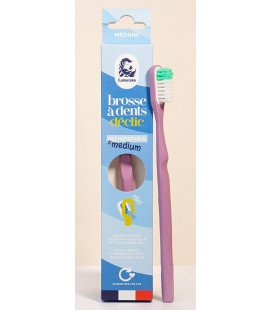Brosse à dents écologique ayant une tête tête rechargeable SOUPLE
