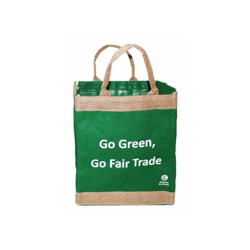 Grand sac cabas en toile de jute