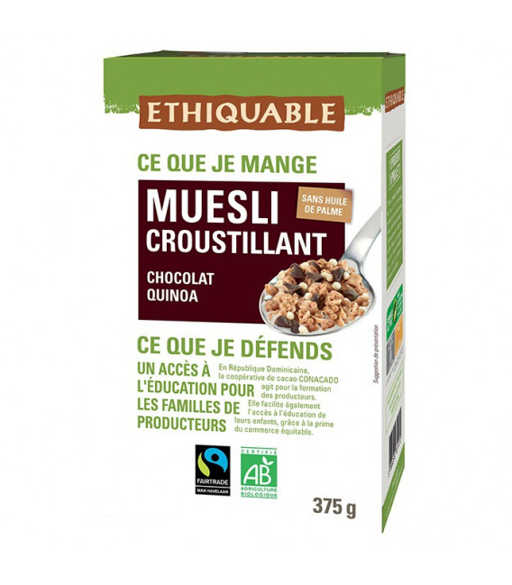 PROMO - Muesli Croustillant Chocolat Quinoa