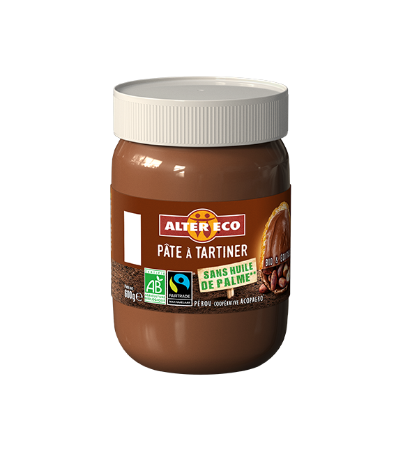 DATE DÉPASSÉE - Pâte à Tartiner bio et équitable - 600 g