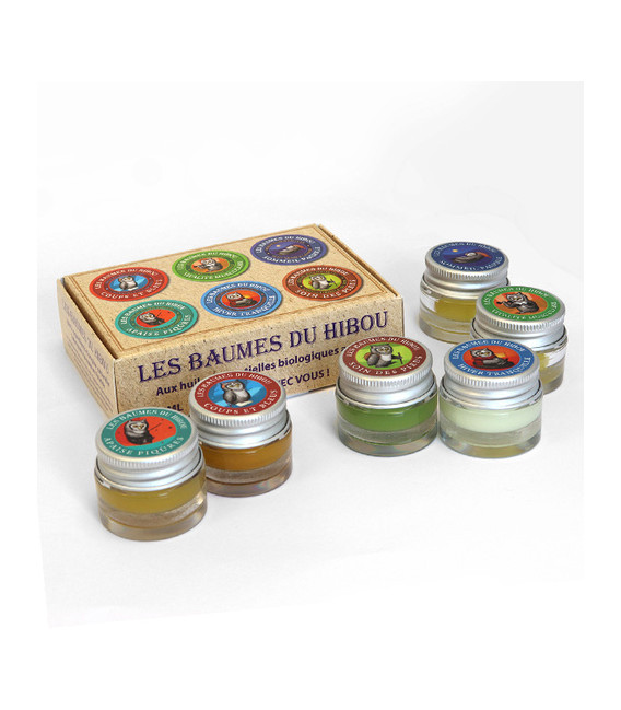 Kit de voyage - 6 baumes du Hibou