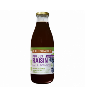 Pur jus de raisin de Monflanquin bio & équitable