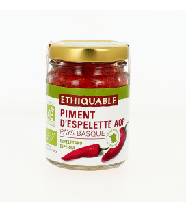 Piment d'Espelette AOP du Pays Basque bio & équitable
