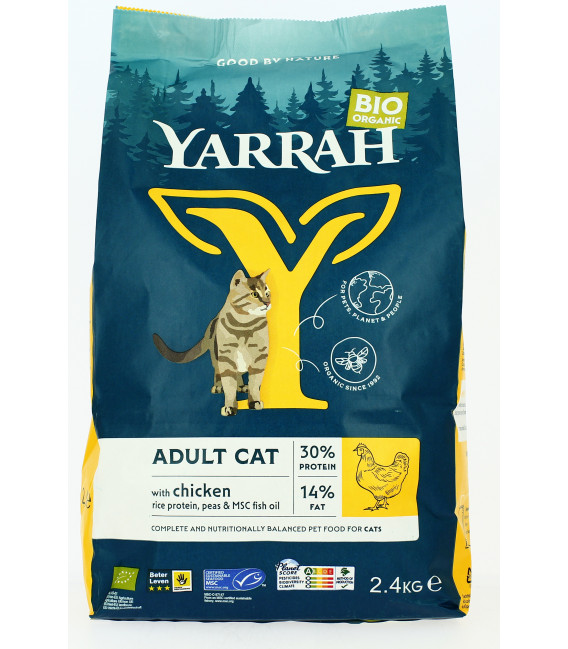 Croquettes au Poulet pour Chat bio