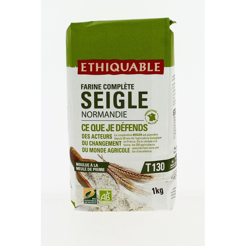 Farine de Seigle T130 bio & équitable