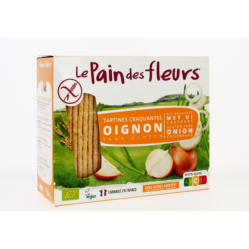 Tartines apéritif à l'oignon Bio