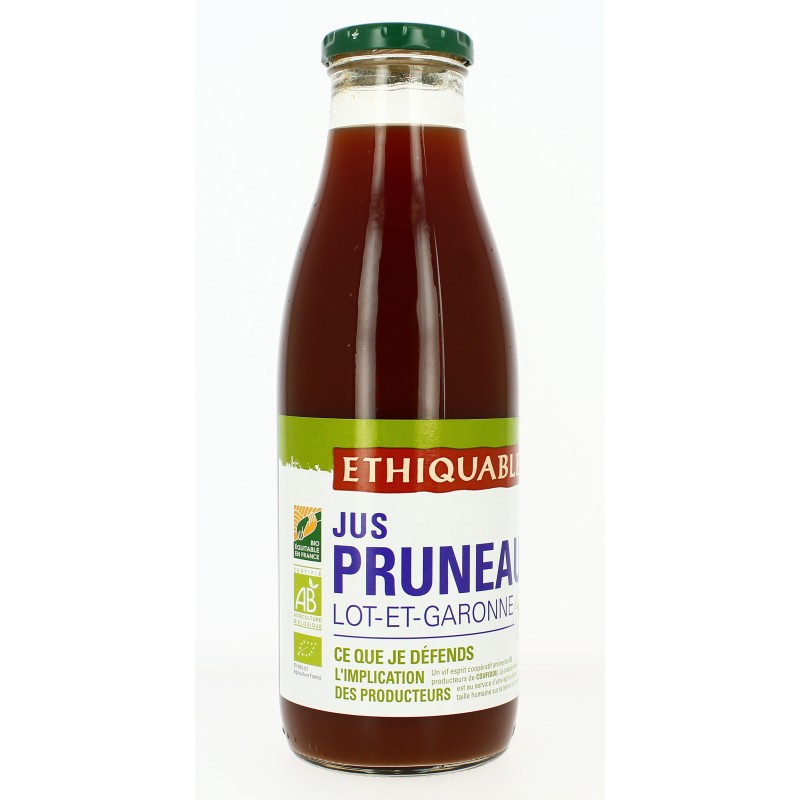 Pur jus de Pruneau bio et équitable