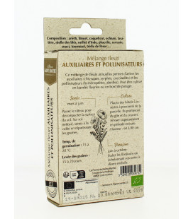 MÉLANGE FLEURI - Auxilliaires et Pollinisateurs - Semences reproductibles bio