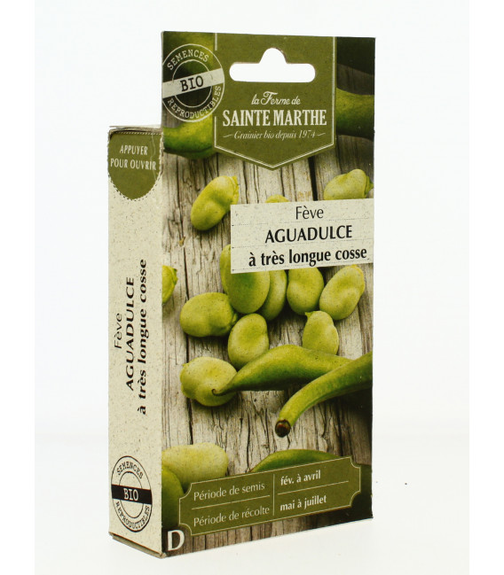 FÈVE Aguadulce à Très Longue Cosse AB - Semences reproductibles bio