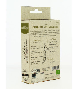 FÈVE Aguadulce à Très Longue Cosse - Semences reproductibles BIO bio