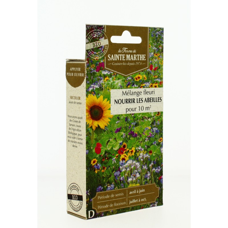 MÉLANGE FLEURI - Nourrir les abeilles AB  - Semences reproductibles bio