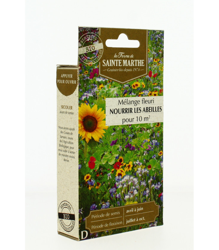 MÉLANGE FLEURI - Nourrir les abeilles - Semences reproductibles bio