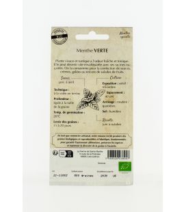 MENTHE Verte AB- Semences reproductibles bio