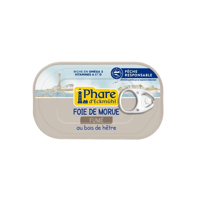 Foie de morue fumé au bois de hêtre