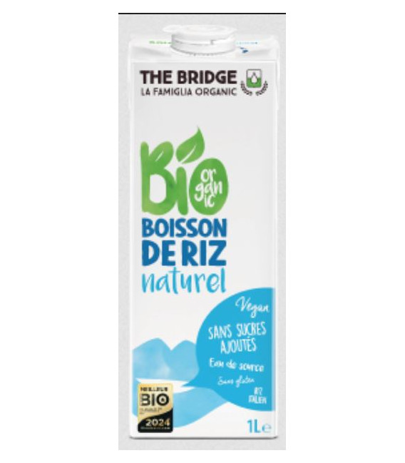 Boisson végétale au Riz nature bio & sans gluten