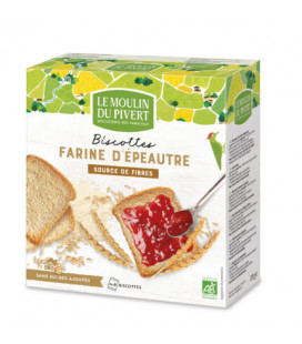 Biscottes à la farine d'épeautre bio & vegan