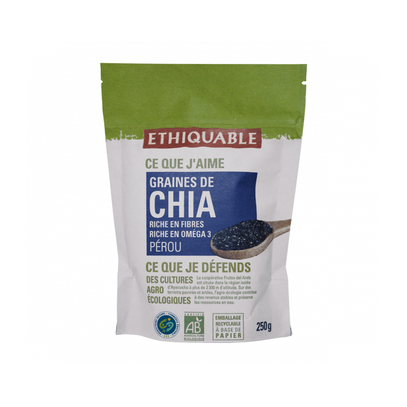 Graines de chia bio & équitable