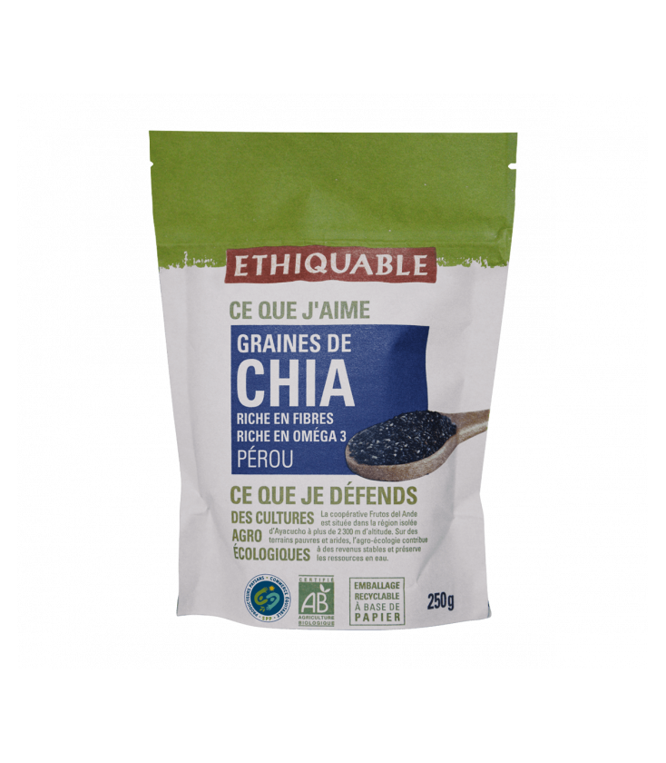 Graines de chia bio & équitable