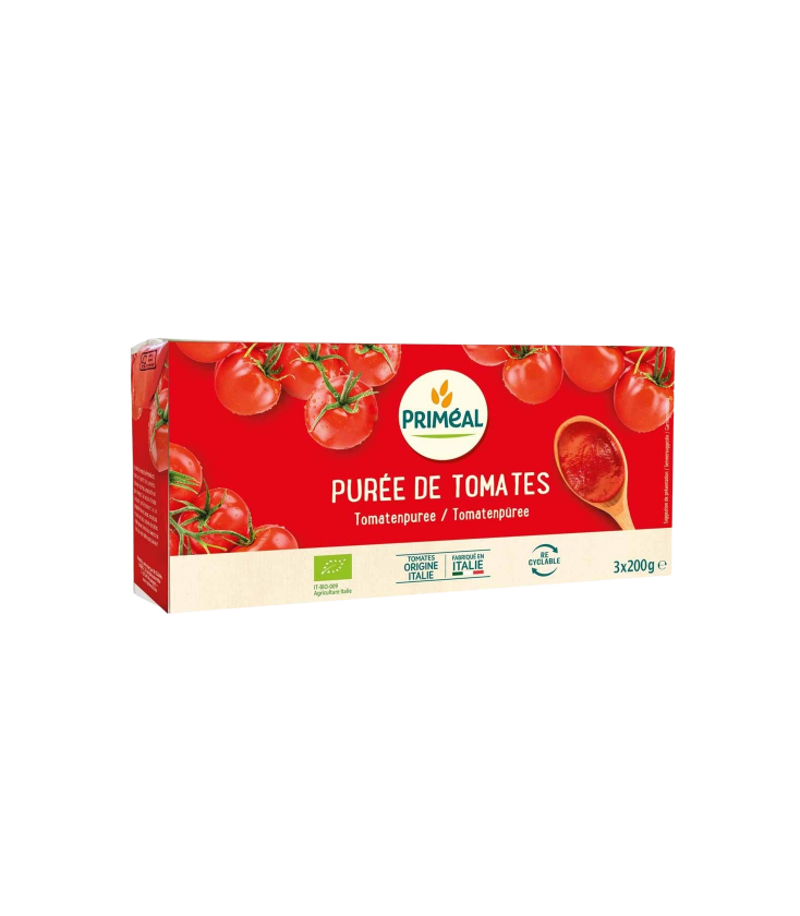 Purée de tomates bio