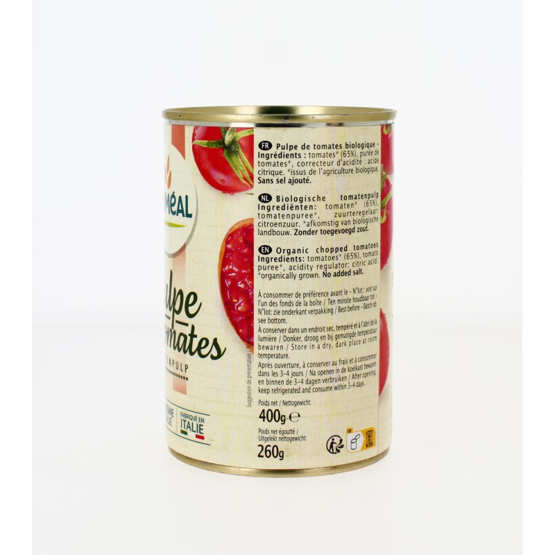 Pulpe de Tomates bio