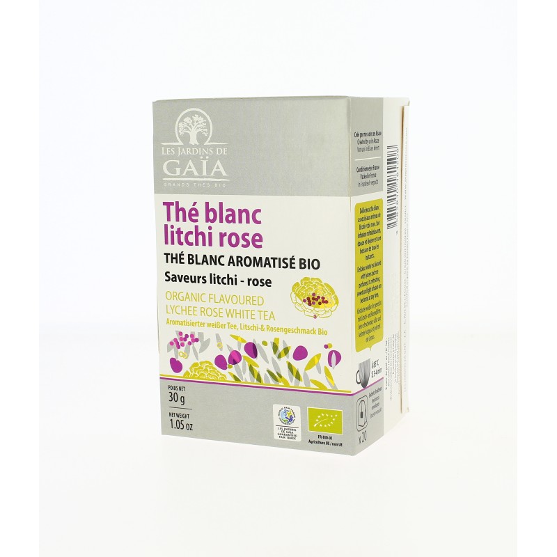 Thé Blanc Fleuri - Parfumé Rose Lotus bio & équitable