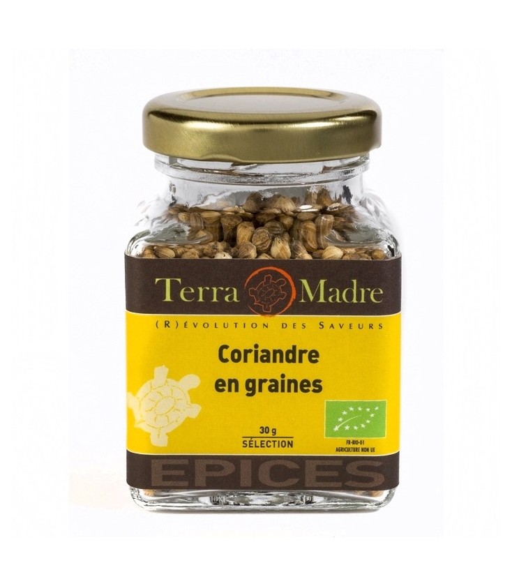 DATE PROCHE - Coriandre en grains bio (petit pot)
