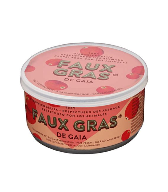 Faux Gras aux canneberges Bio