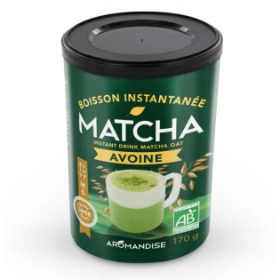Boisson instantanée  Matcha Avoine Bio