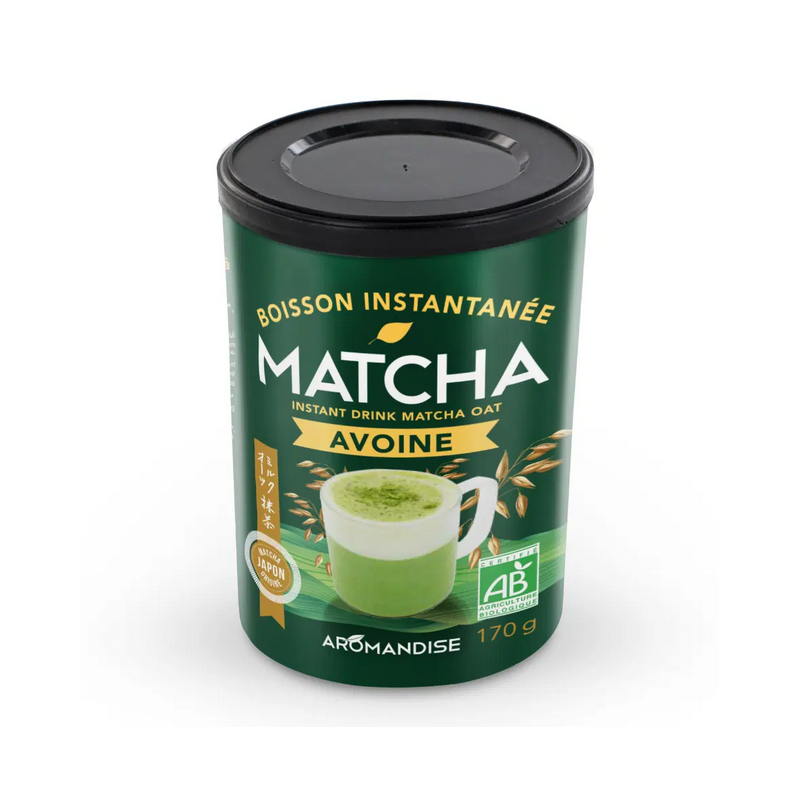 Boisson instantanée  Matcha Avoine Bio