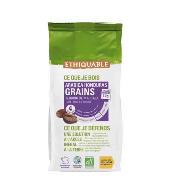 Café Honduras GRAINS bio & équitable 1 kg