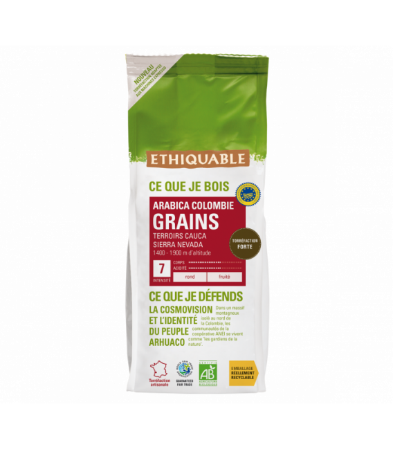 Café Colombie GRAINS bio & équitable - 500 g